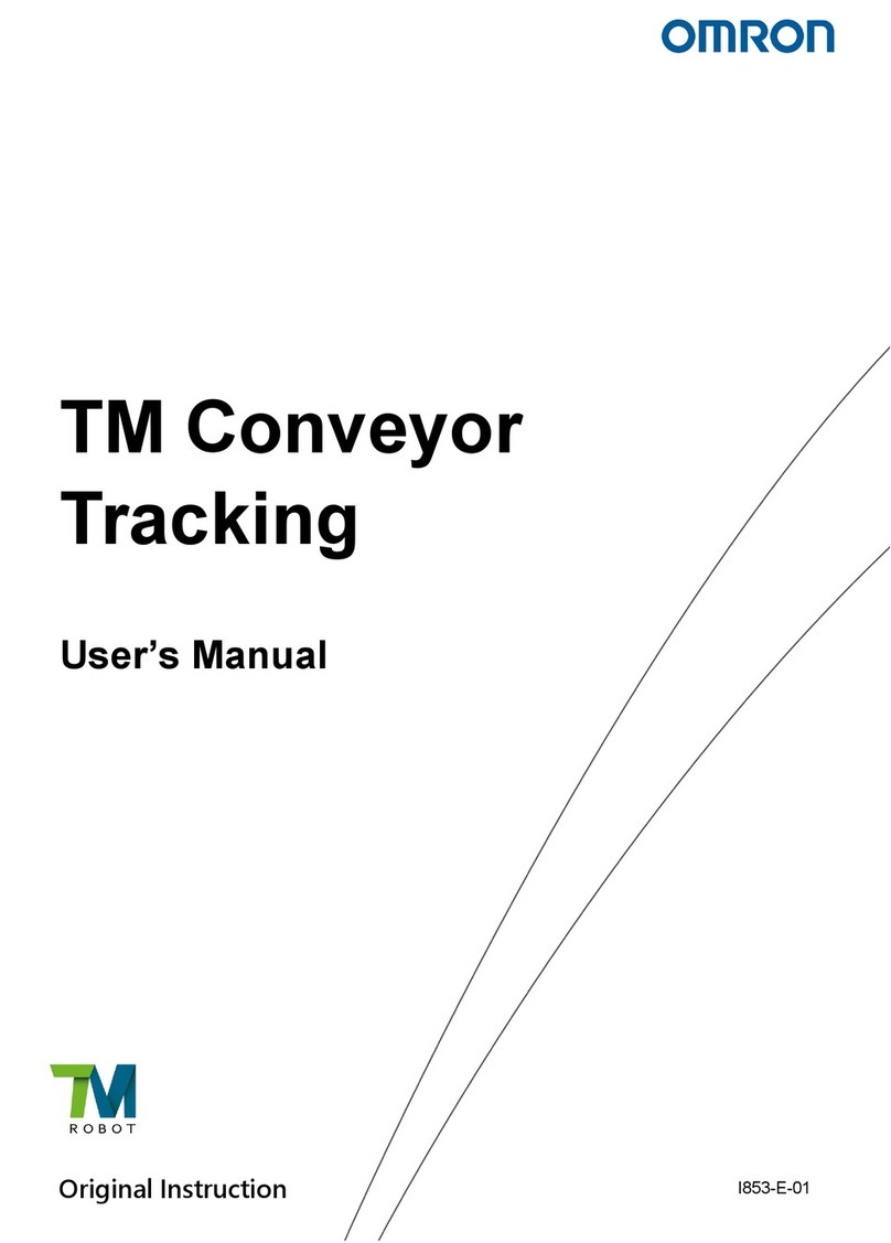 Omron TM Conveyor Tracking User manual Omron TM Conveyor Tracking User manual