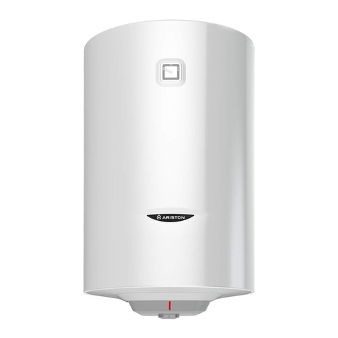 Ariston PRO1 R 50 V Instructions for installation, use, maintenance