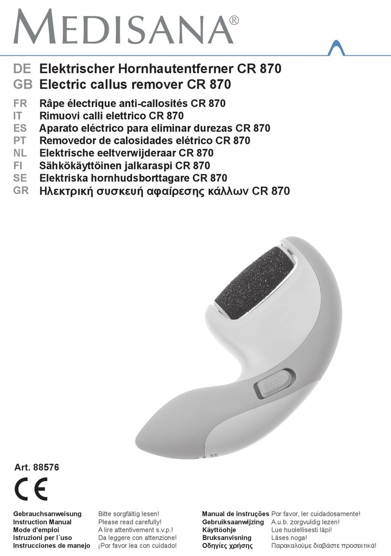 Medisana CR 870 instruction manual