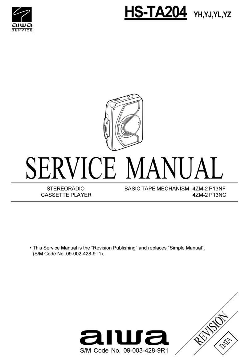 Aiwa HS-TA204 YH Service manual