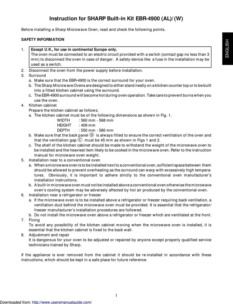 Sharp EBR-4900 AL Instruction