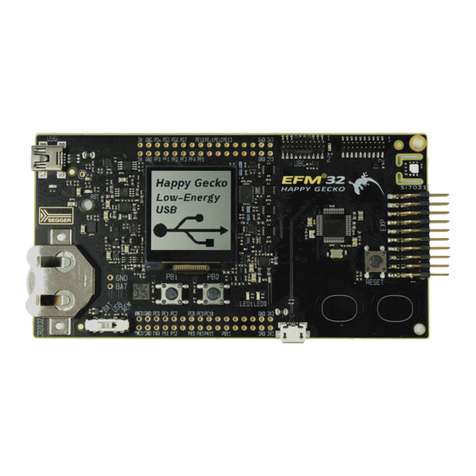 Silicon Laboratories EFM32 Installation and operating instructions