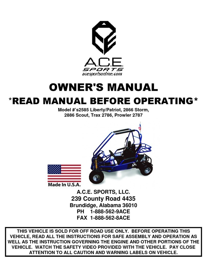 Ace Prowler 2787 owner's manual