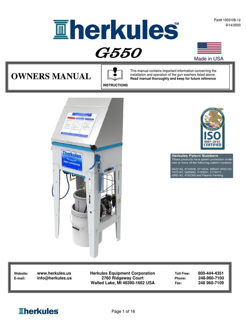 HERKULES G550 owner's manual