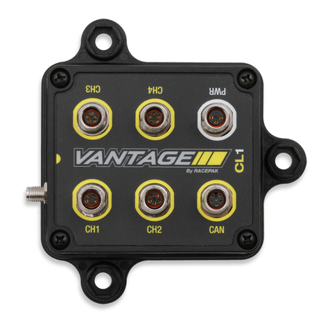 Racepak Vantage CL1 Installation and use