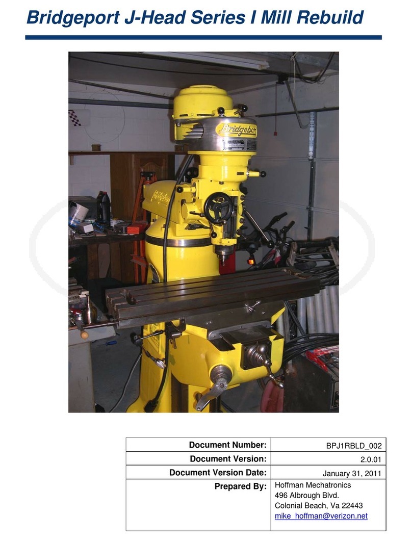 Bridgeport J-Head Series User manual