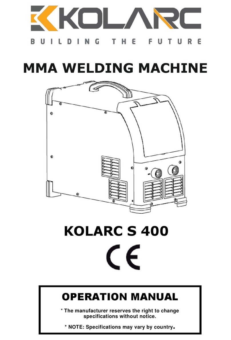 KOLARC S 400 User manual