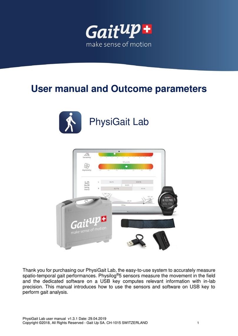 Gait up PhysiGait Lab user manual