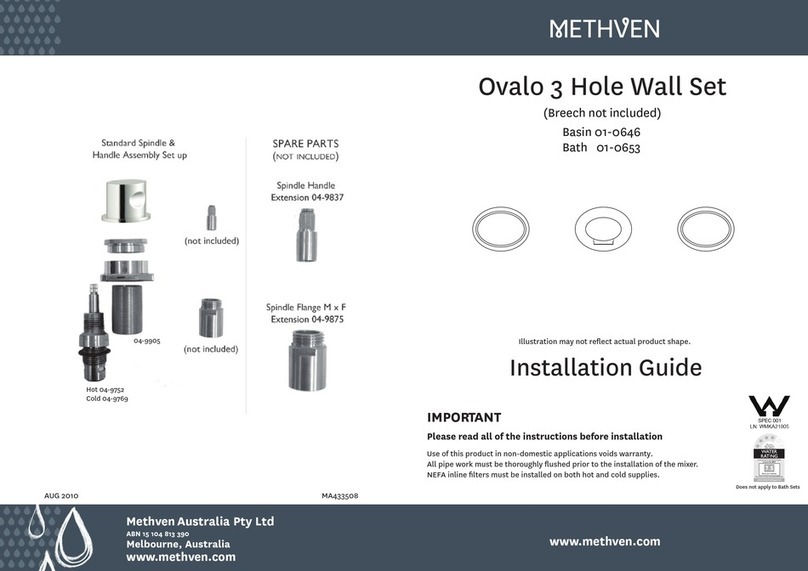 METHVEN Ovalo 01-0646 User manual METHVEN Ovalo 01-0646 User manual