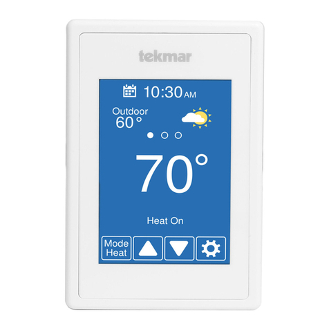 Watts Tekmar WiFi Thermostat 561 User manual