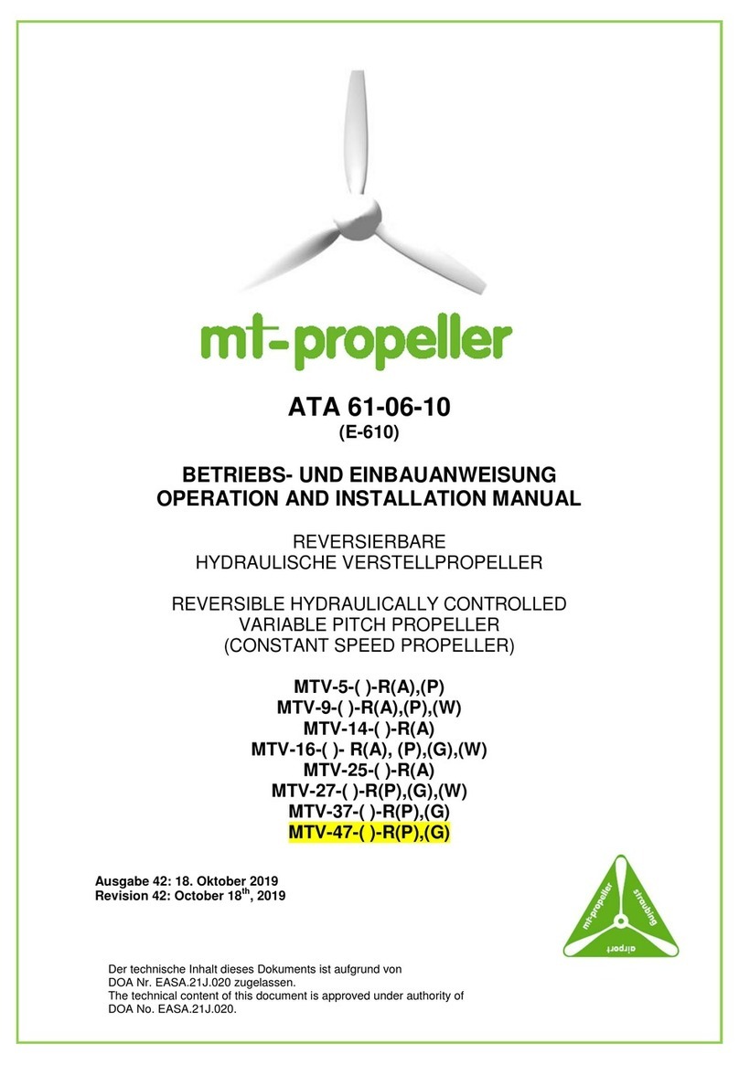 MT-Propeller MTV-5 Series Specification sheet