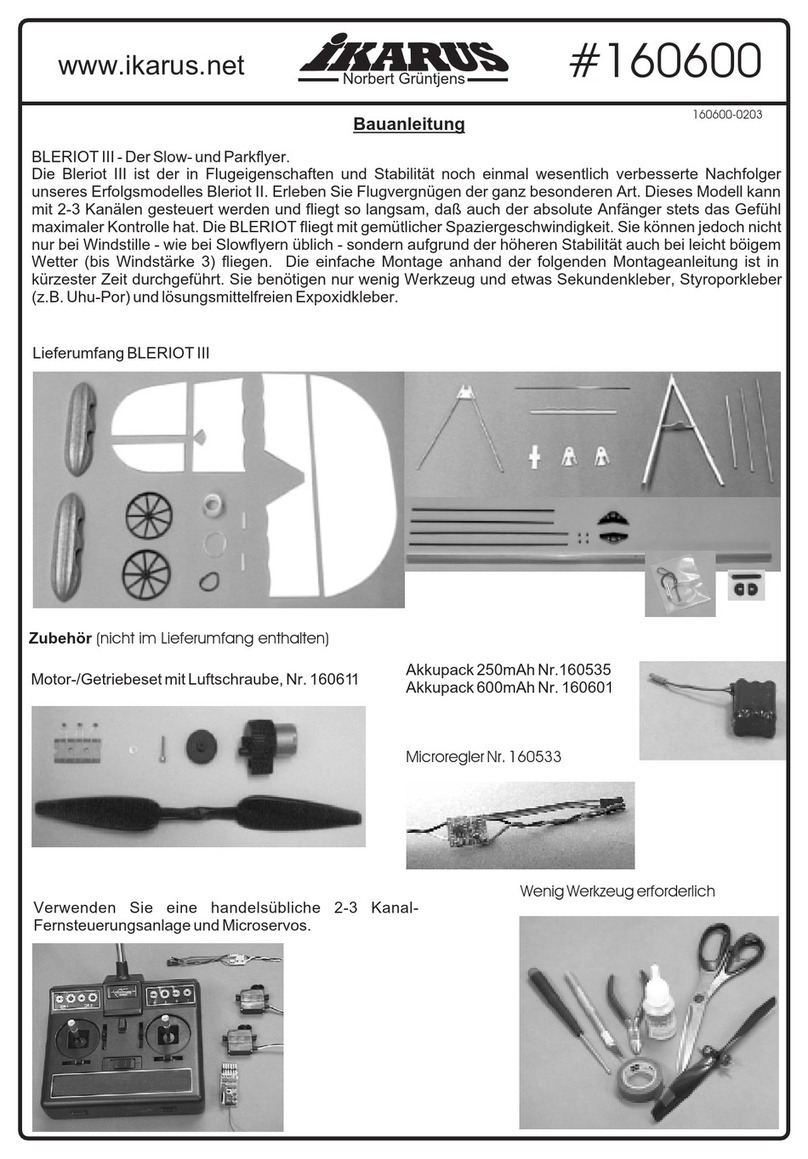 iKarus Bleriot III User manual iKarus Bleriot III User manual