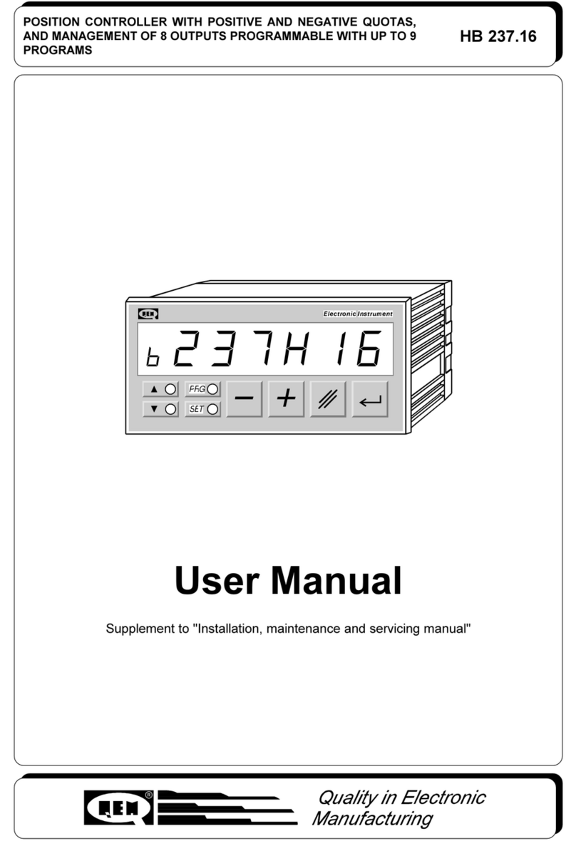 QEM HB 237.16 user manual