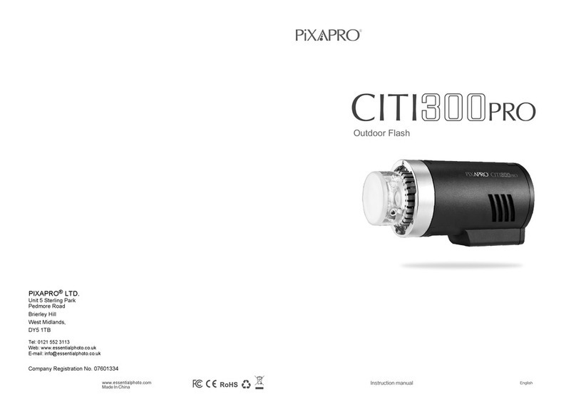 Pixapro CITI300Pro instruction manual Pixapro CITI300Pro instruction manual