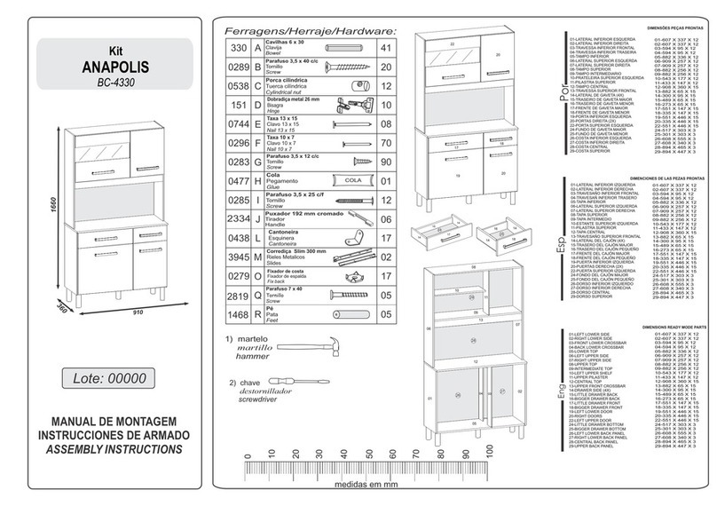 Atualle ANAPOLIS BC-4330 Assembly instructions