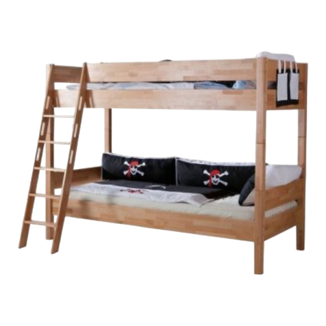 Lomado Relita STEFAN bunk bed Assembly instructions