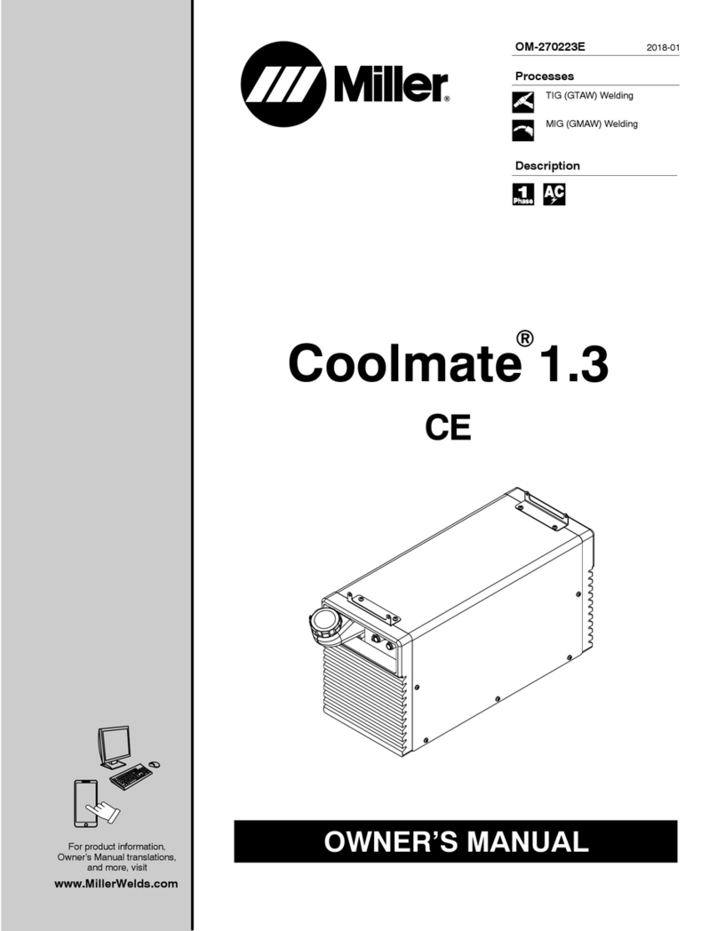 Miller Coolmate 1.3 CE owner's manual