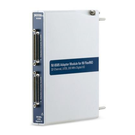 National Instruments NI 6585 User manual National Instruments NI 6585 User manual