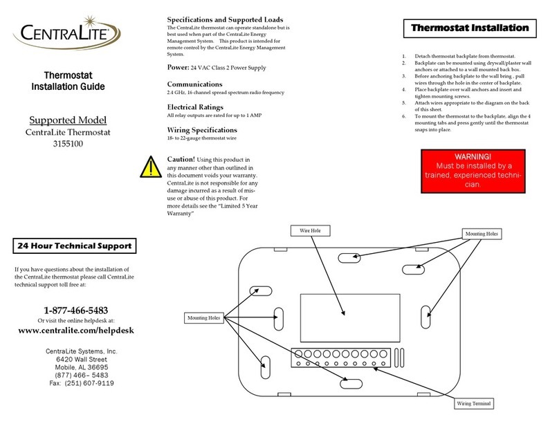 Centralite 3155100 installation guide