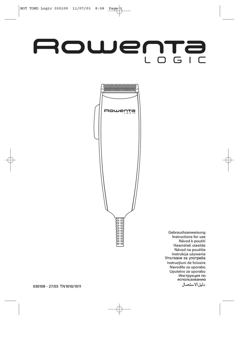 Rowenta Logic TN1010 Instructions for use