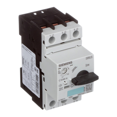 Siemens SIRIUS 3RV1.2 Series User manual