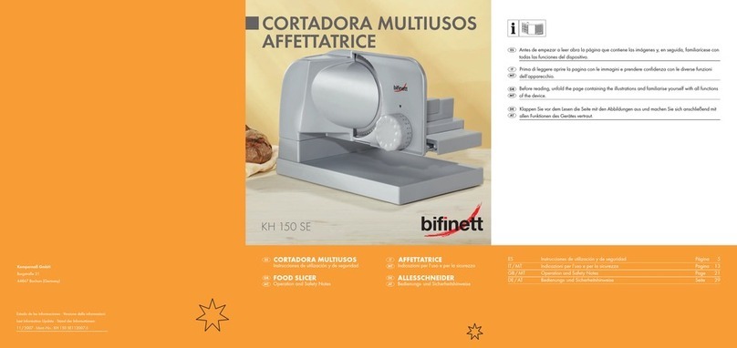 Bifinett KH 150 SE Operation and safety notes
