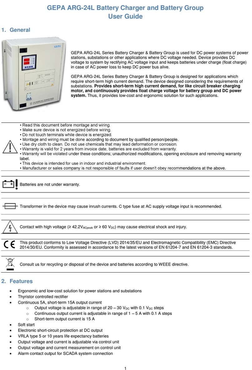 GEPA ARG-24L Series user guide