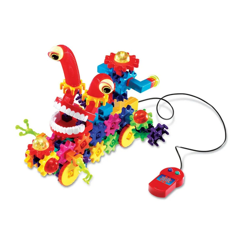 Learning Resources GEARS! MOTORIZED Wacky Wigglers Building Set User manual