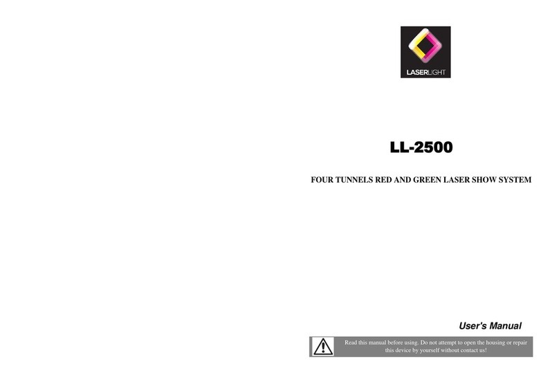 LaserLight LL-2500 user manual