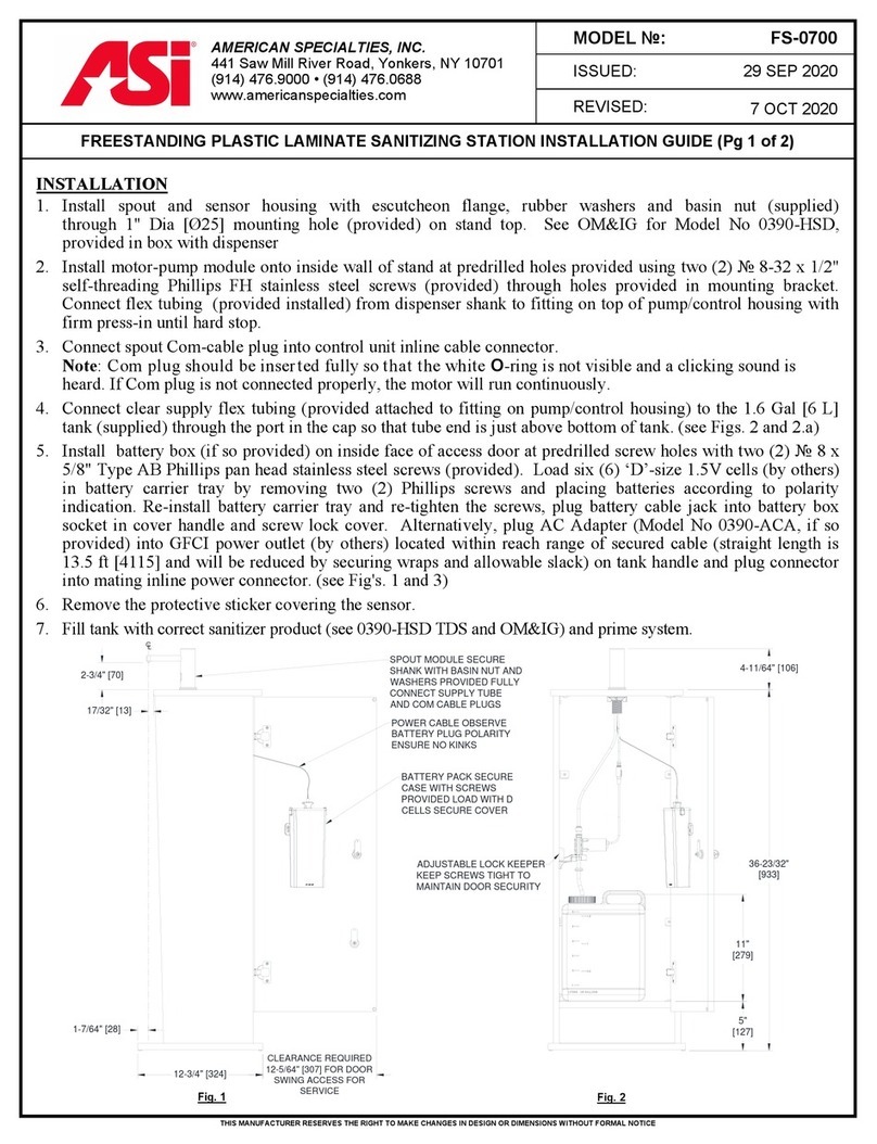 ASI FS-0700 User manual