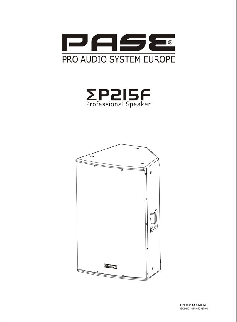 PASE SP215F User manual