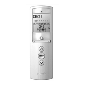 SOMFY Telis 6 Chronis RTS Installation guide