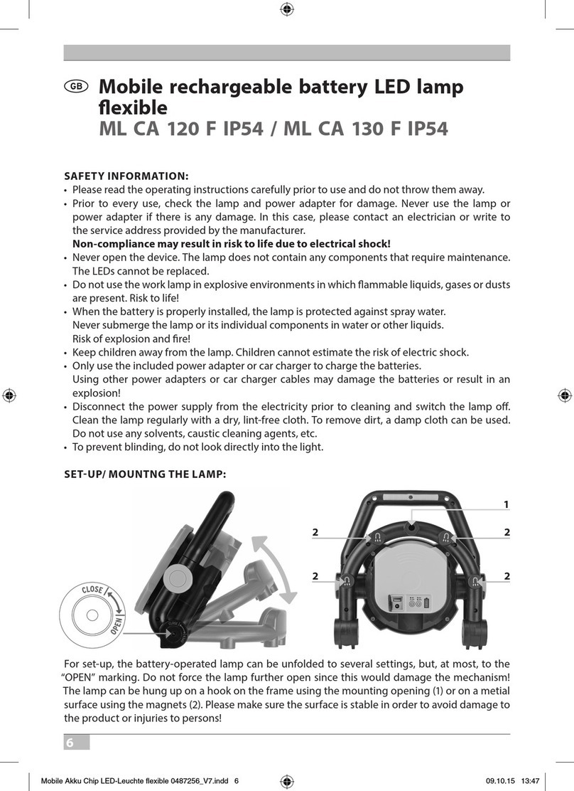 Hugo Brennenstuhl ML CA 120 F IP54 User manual
