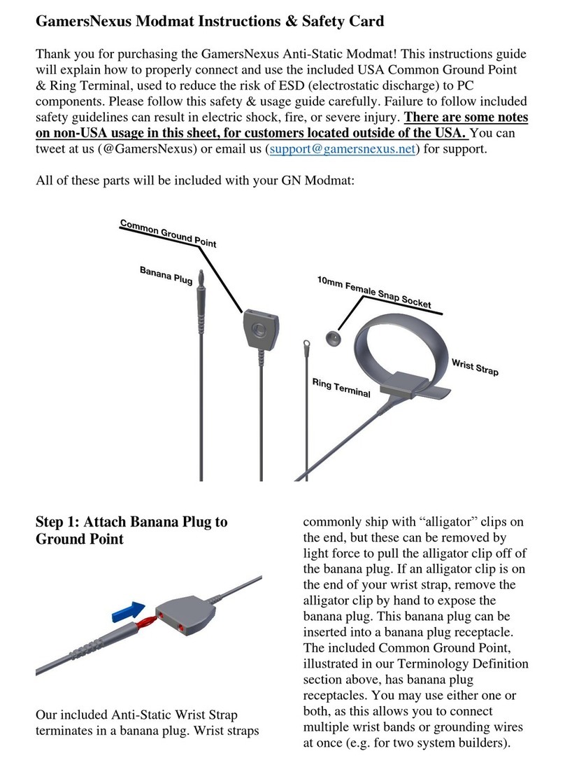 GamersNexus Modmat Instruction Manual
