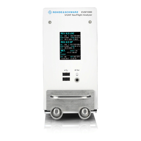 Rohde & Schwarz EVSF1000 Getting started