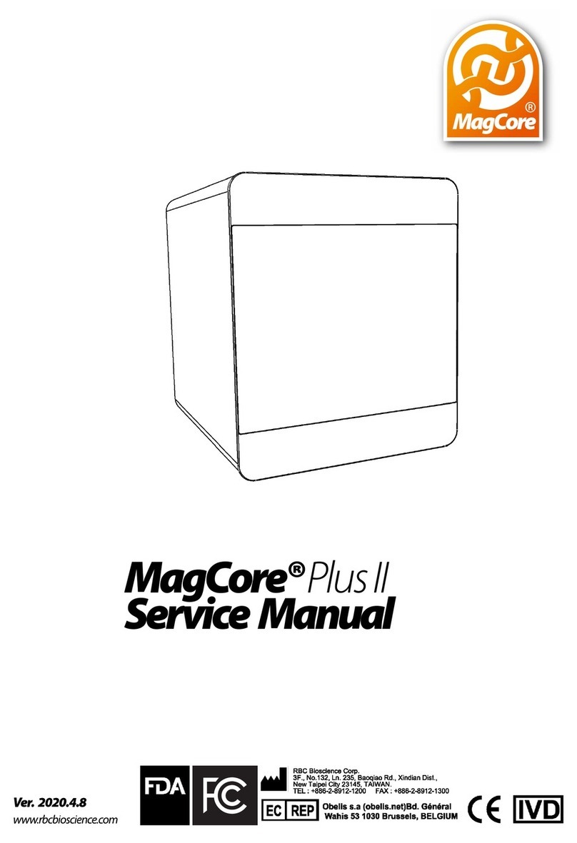 RBCBioscience MagCore Plus II Service manual