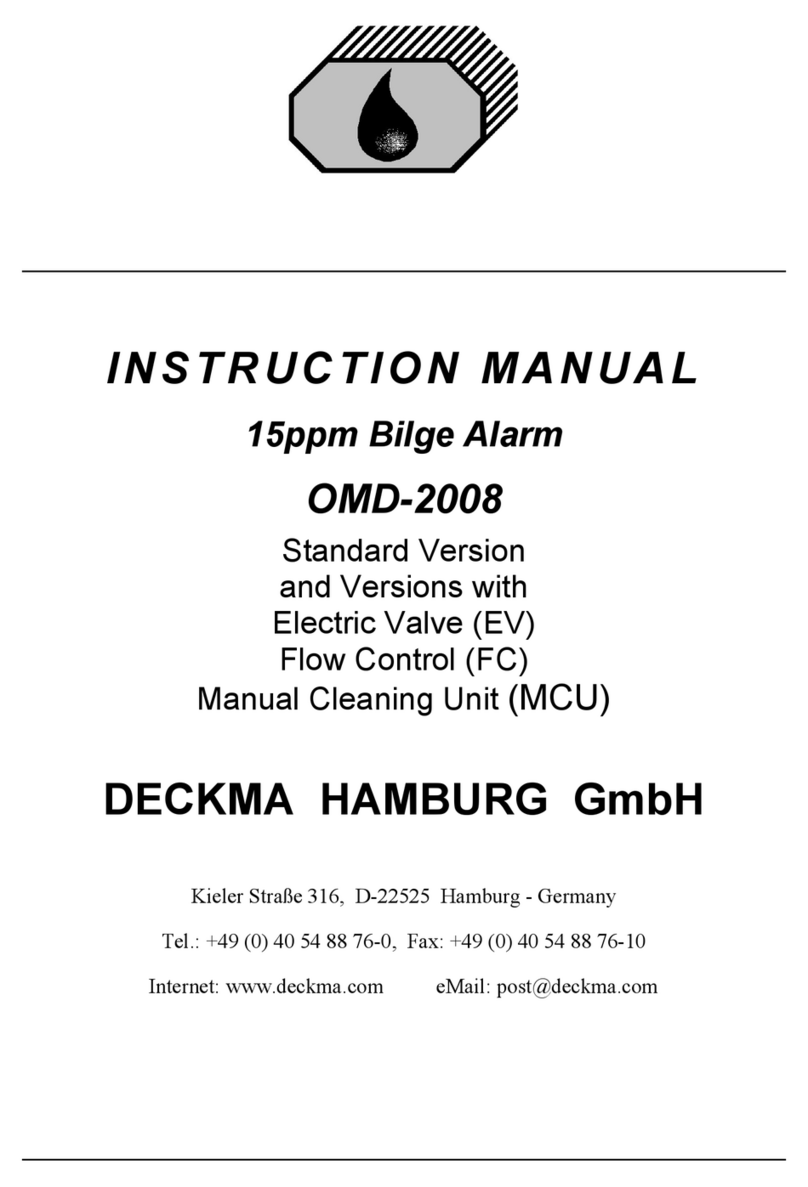 Deckma Hamburg OMD-2008 instruction manual