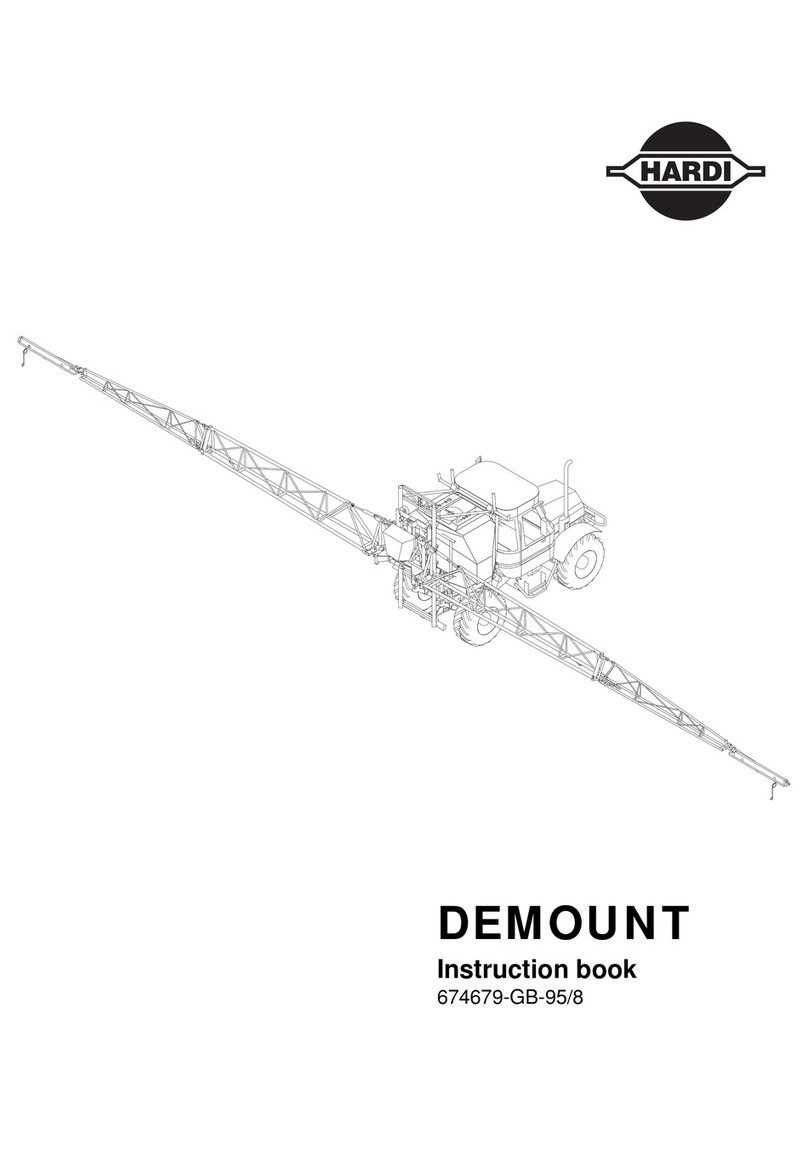 Hardi DEMOUNT User manual