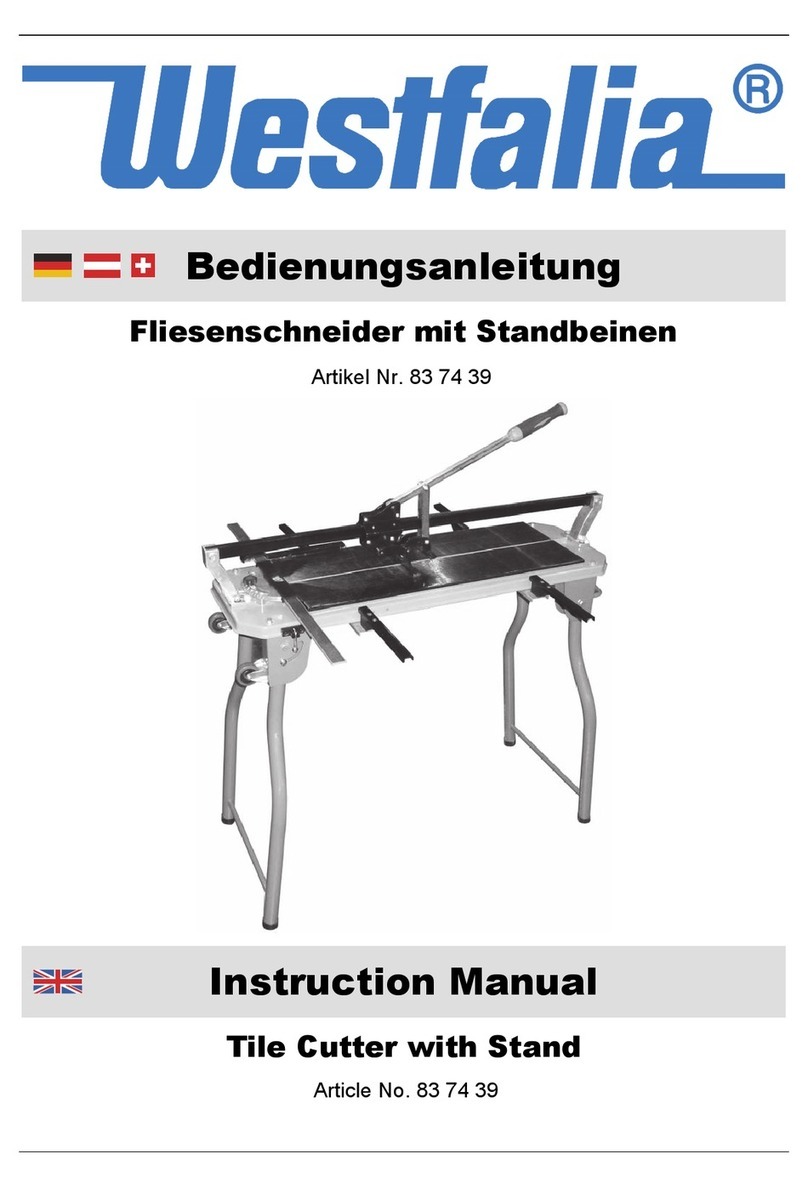 Westfalia 83 74 39 instruction manual