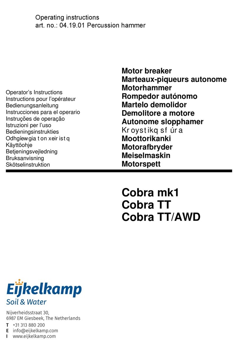 EIJKELKAMP Cobra mk1 operating instructions