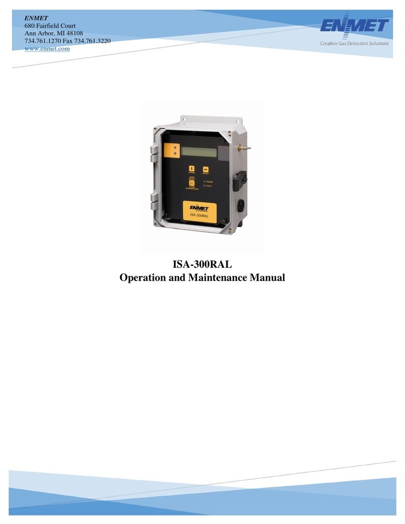 ENMET ISA-300RAL Operation and maintenance manual