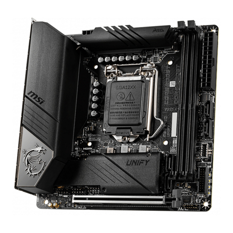 MSI MEG Z490I UNIFY quick start