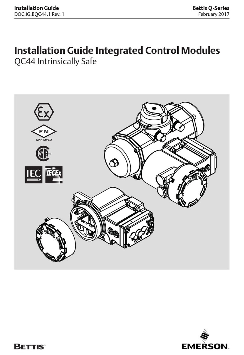 Emerson Bettis Q series installation guide