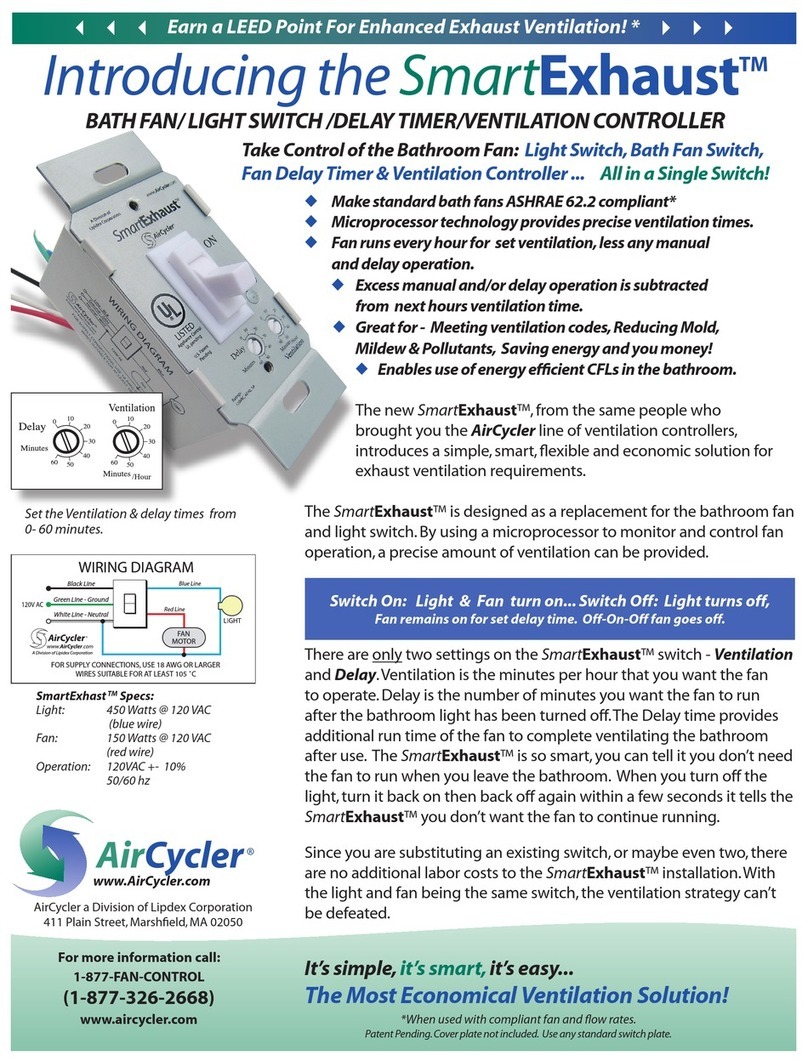 AirCycler SmartExhaust manual