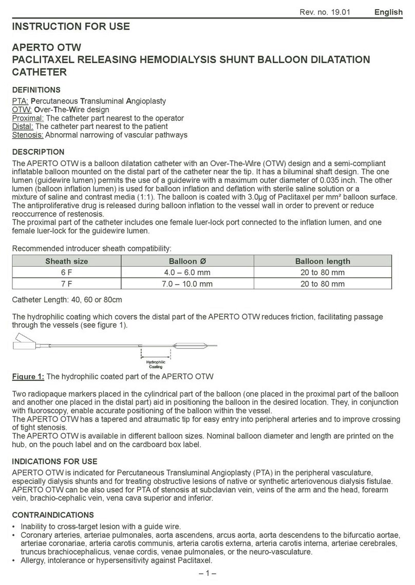 Cardionovum APERTO OTW Instructions for use