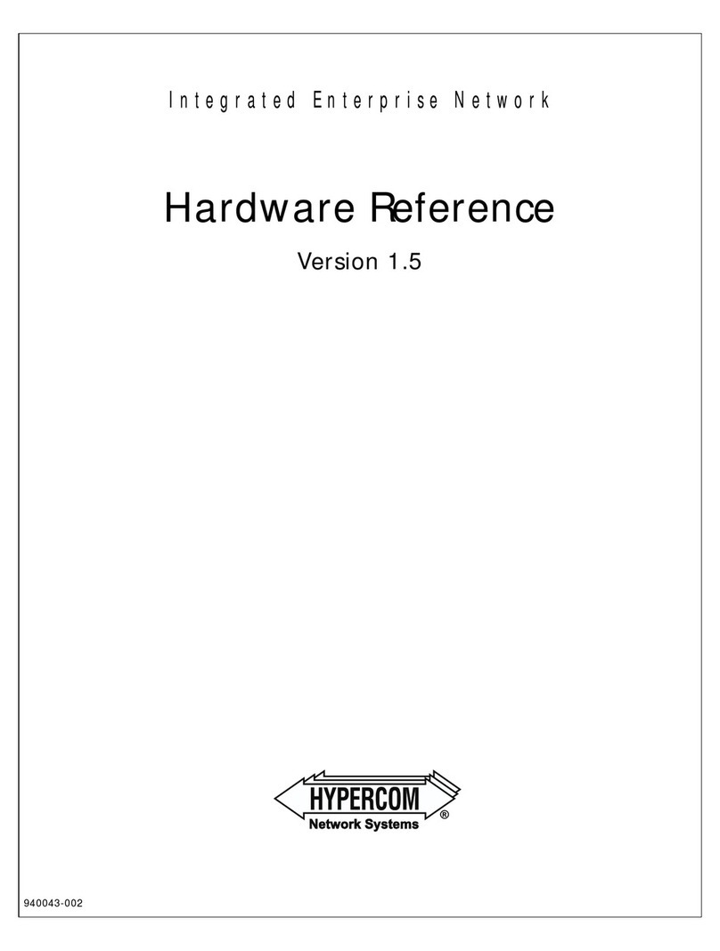 Hypercom IEN 1000 Hardware reference