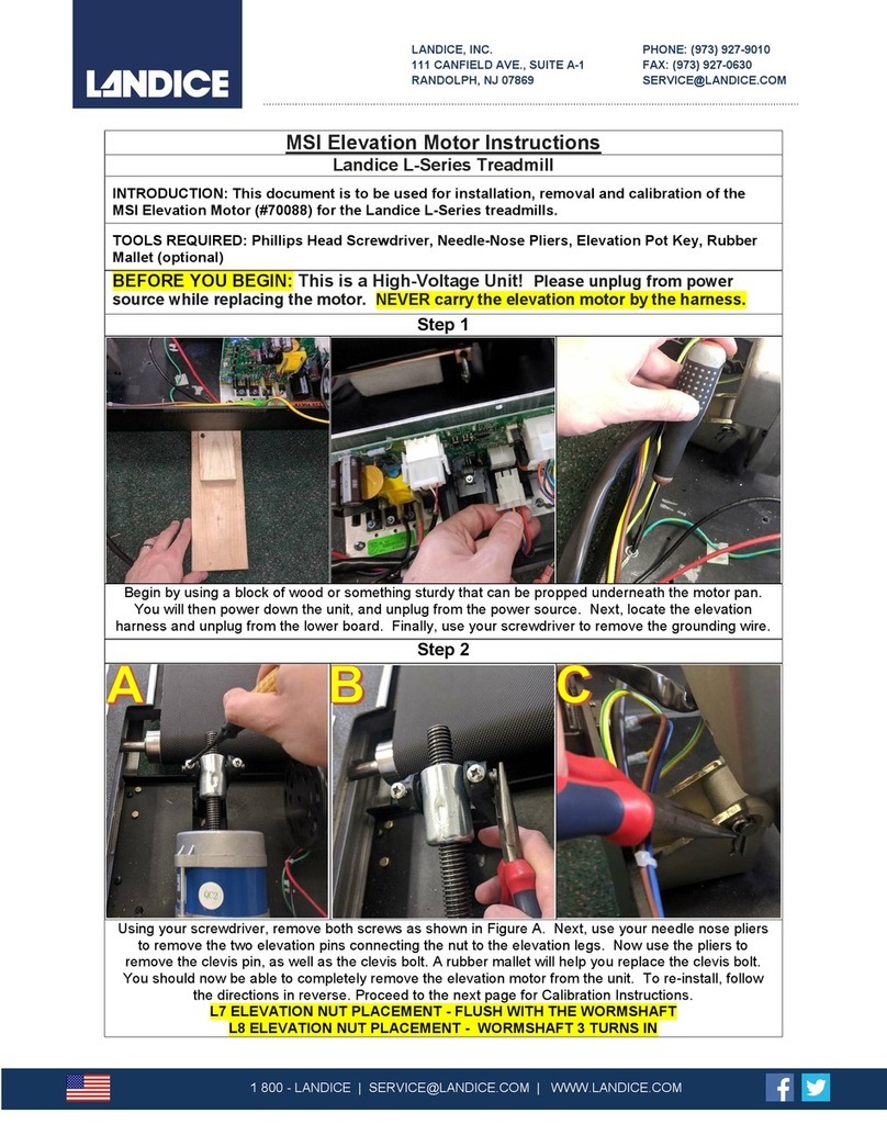 Landice MSI User manual
