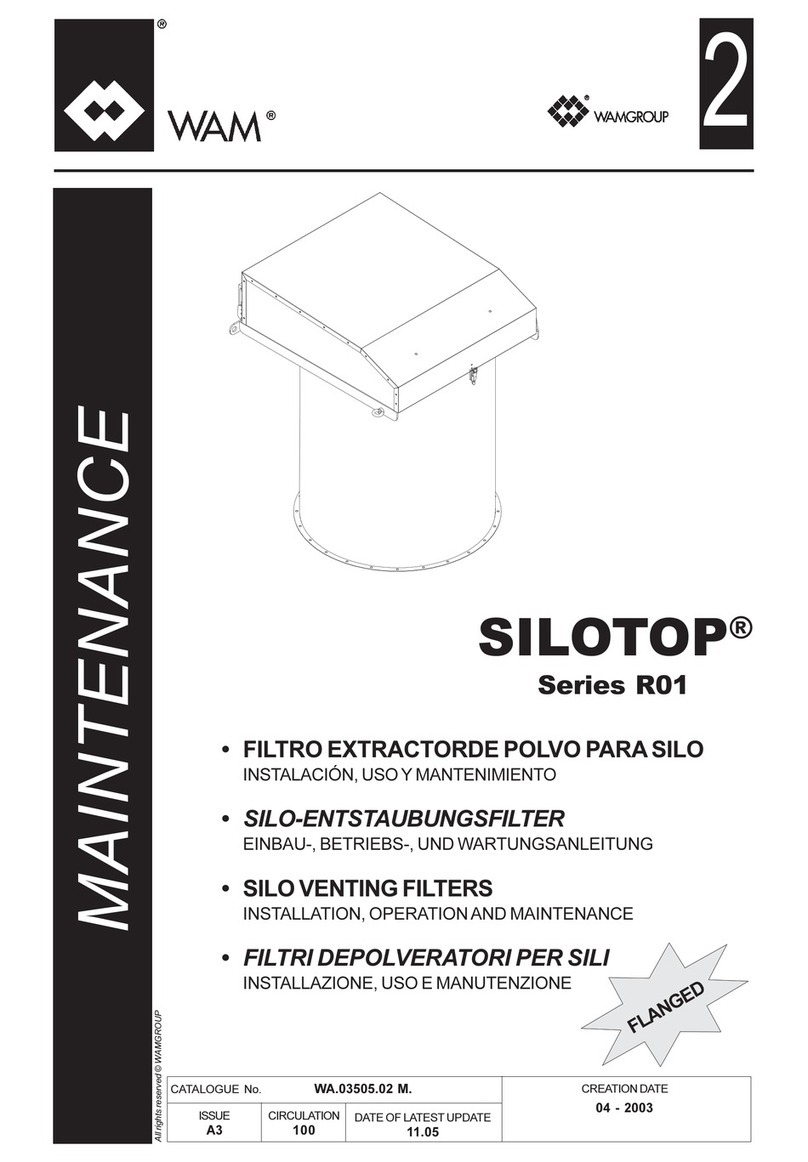 WAMGROUP WAM SILOTOP R01 Series Installation, operation and maintenance