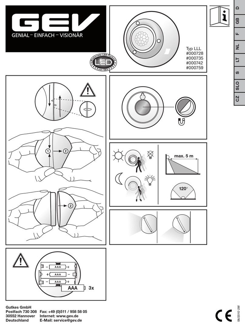 GEV LLL User manual