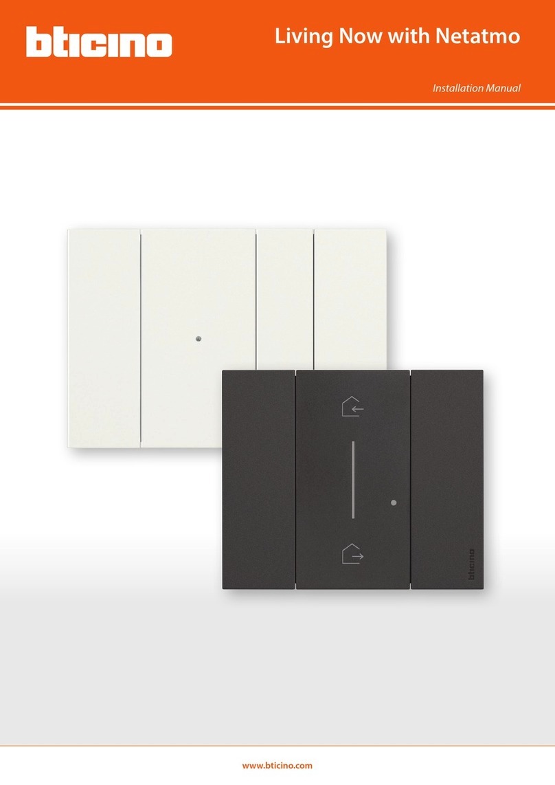 Bticino Living Now with Netatmo User manual